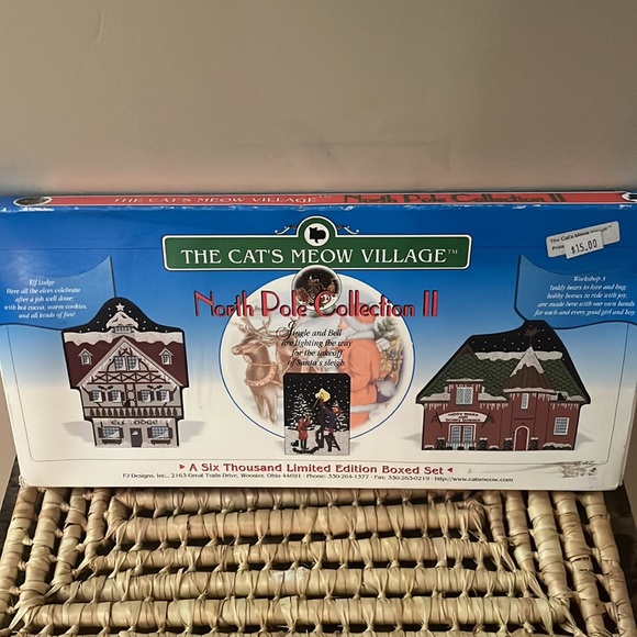 The Cat’s Meow Village North Pole Collection II Boxed Set 1998 - Picture 3 of 10